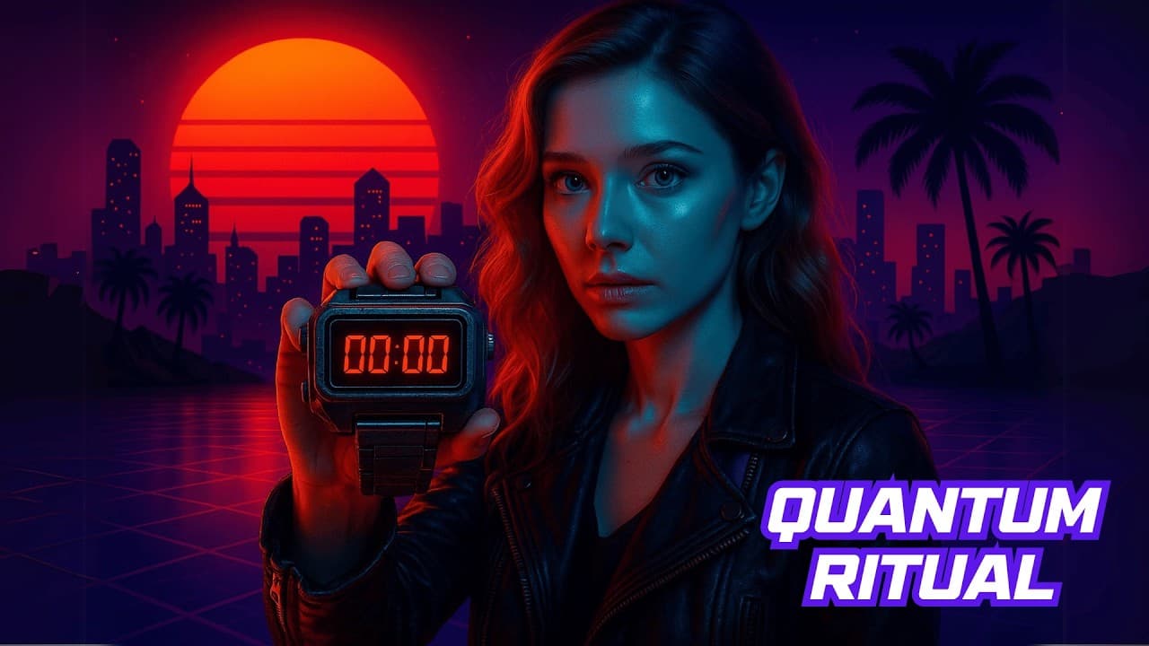 Midnight Chase - Quantum Ritual - Quantum Ritual Synthwave Music Video