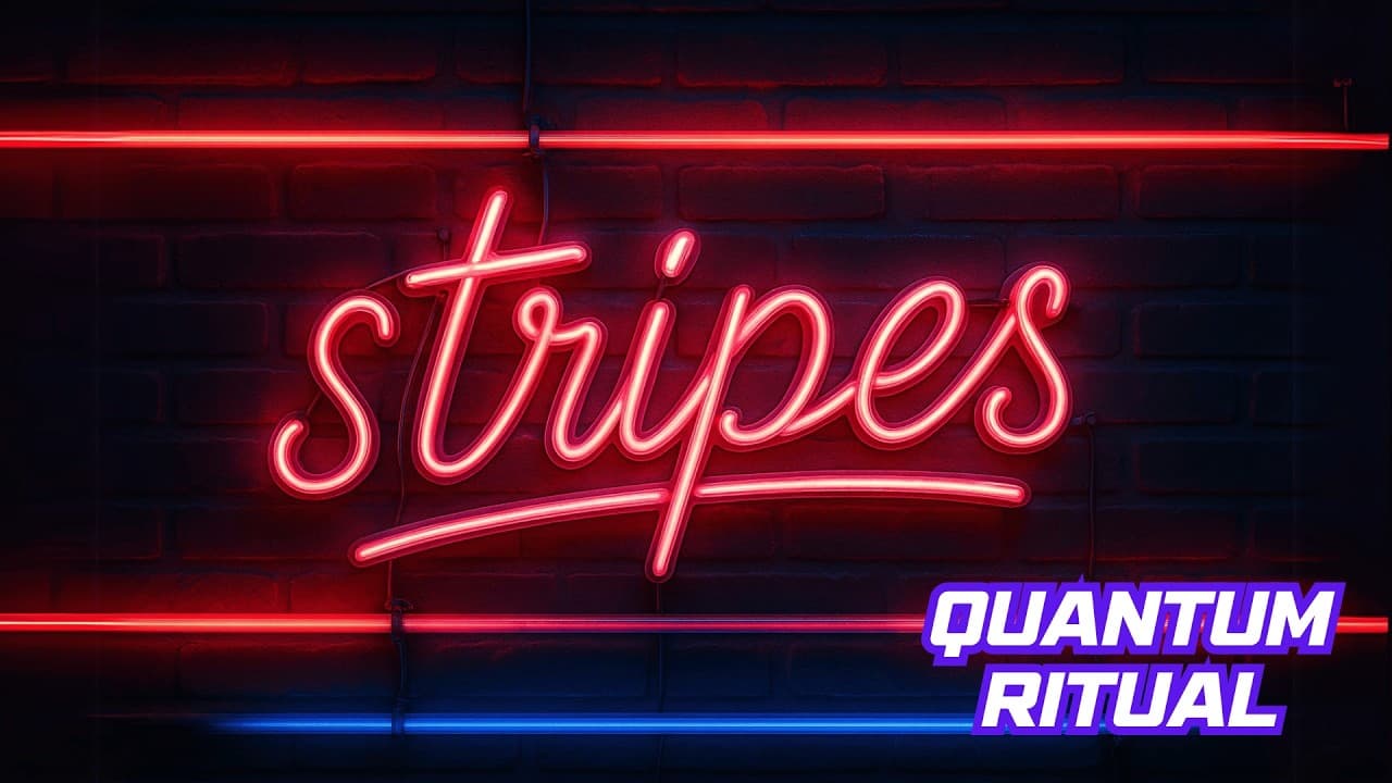 Stripes - Quantum Ritual - Quantum Ritual Synthwave Music Video