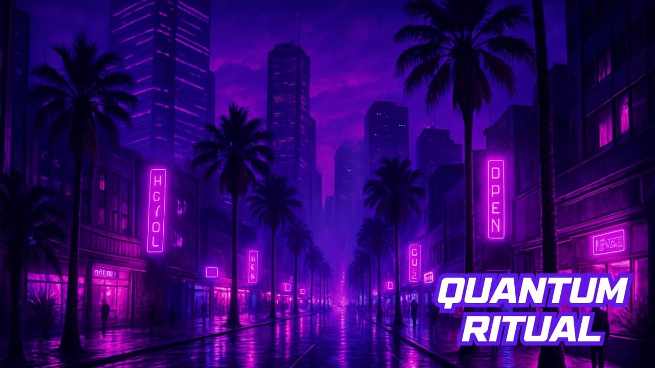 Violet - Quantum Ritual - Quantum Ritual Synthwave Music Video