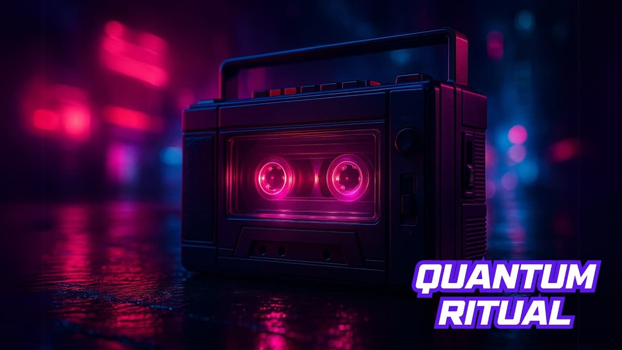 Cassete Love - Quantum Ritual, x-korp Music - Quantum Ritual Synthwave Music Video