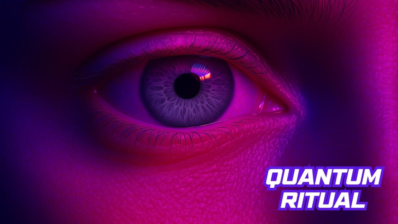 Grey Eyes - Quantum Ritual - Quantum Ritual Synthwave Music Video